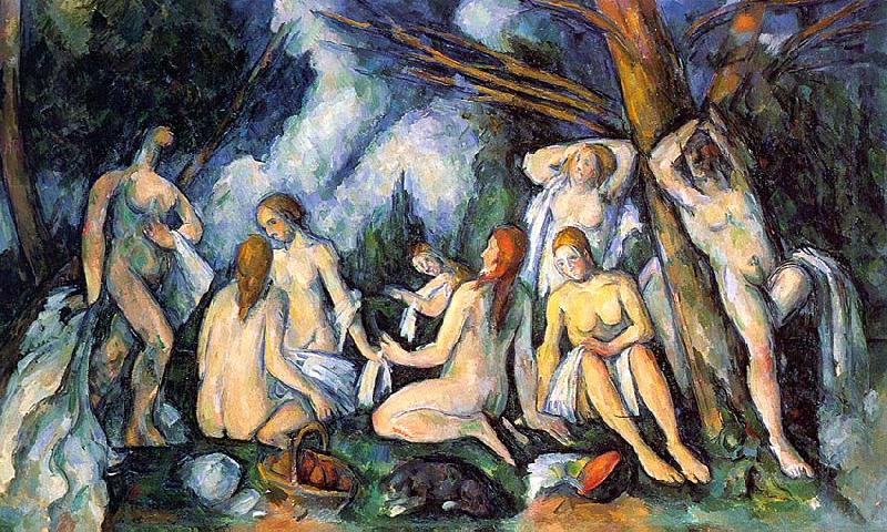 Paul Cezanne The Large Bathers oil painting image